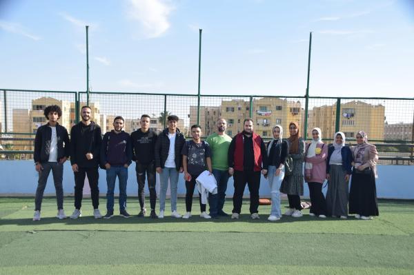 Field Training for Helwan University Students