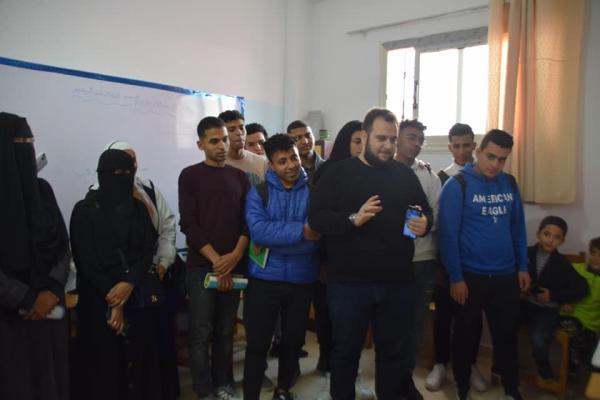 Concluding the field training program for the first-year students at Helwan University 3