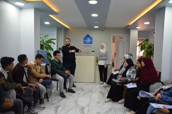 Concluding the field training program for the first-year students at Helwan University 3