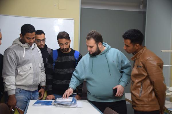 Field training program for the second level students at Helwan University