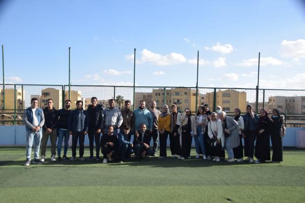 Field training program for the second level students at Helwan University